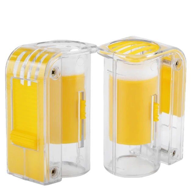 1 db Tenyésztő Queen Jelölés Fogó Műanyag Kezelt Marker Palack Dugattyú Plüss Méhész Szerszám Kerti Méh Szerszámok Méhek Méhészet - Image 3