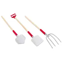 Odoria 1:12 миниатюрные лопаты и вилки набор сарай сказочные садовые инструменты аксессуары для кукольного домика Садоводство