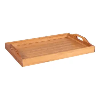 

Storage Tray Food And Fruit Plate Desktop Decoration Log Plate Snack Organizer Storage Tray