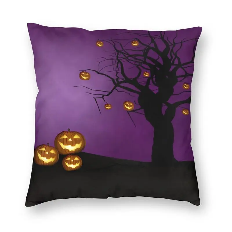 

Наволочка в скандинавском стиле с изображением тыквы на Хэллоуин, украшение для гостиной, винтажные декоративные осенние наволочки Джека о-фонари