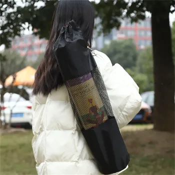 

Sport Tool Yoga Mat Bag Adjustable Gym Fitness Portable Nylon Mesh Convenience Equipment Accessories