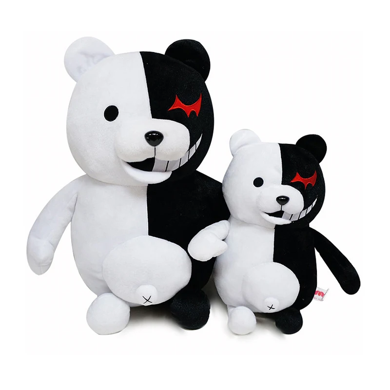 35 см Kawaii супер Danganronpa 2 Monokuma черный белый медведь плюшевые игрушки мягкие куклы