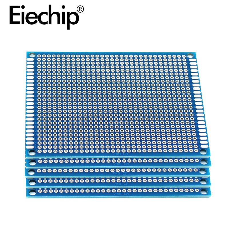 5pcs/lot 7x9cm Double Side Prototype PCB Board 7*9cm Universal Printed Circuit Board For Arduino Experimental PCB Copper Plate afbeelding