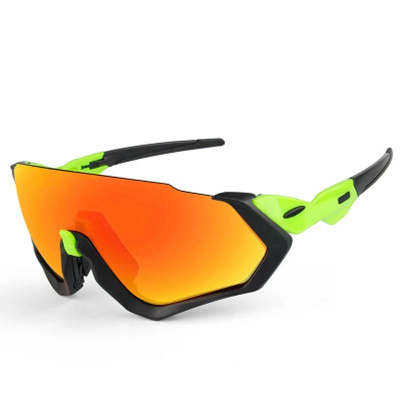 Уличные походные велосипедные очки для мужчин и женщин с защитой от ультрафиолета для верховой езды, кемпинга, альпинизма, солнцезащитные очки с защитой от ультрафиолета, велосипедные мотоциклетные очки - Цвет: black green