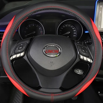 

Unon For Toyota CH-R CHR 2017-2019 Car Styling Steering Wheels Cover PU Leather Steering Wheel Cover