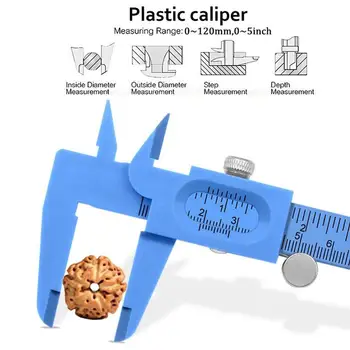 

Plastic Vernier Caliper Mechanical Vernier Plastic Caliper Double Scale Plastic Vernier Caliper Measuring Student Mini Tool Rule