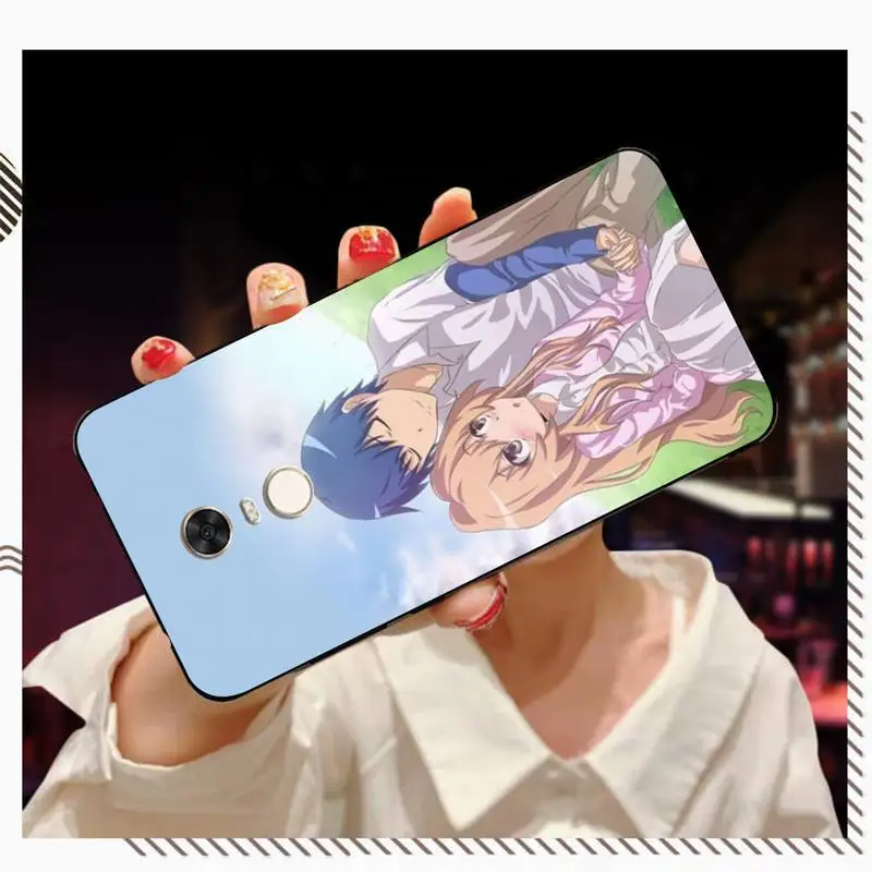 YNDFCNB Toradora Anime Phone Case for RedMi 4X 5 plus 5 6 7 8 9 A 6pro Go K20 cover case for xiaomi