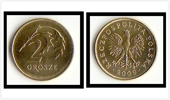 Польские монеты 2 Grohe европейские новые оригинальные 100% реальные редкие ЕС | Дом и