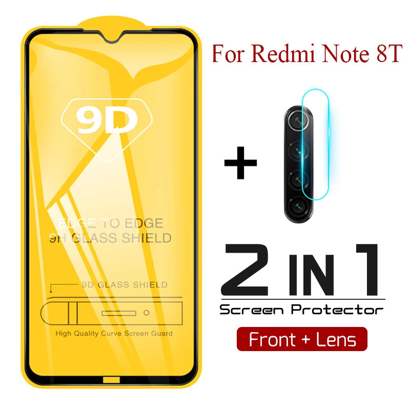 9D закаленное стекло для Xiaomi Redmi 8 Note 8T Pro Защитное экрана note 8t анти осеннее |