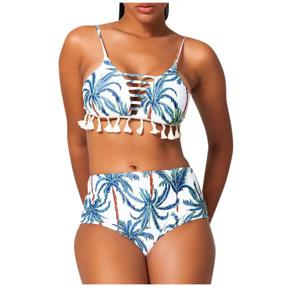 maillot de bain deux pièces taille haute