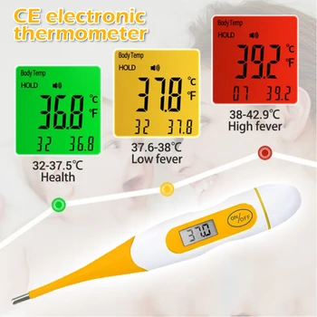 

Digital Thermometer Baby Children Kids Adult LCD Display Body Digital Temperature Measurement Body Fever Thermometer