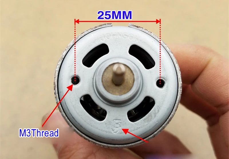 Dechang 555 микро мотор DC220V 12 полюсов ротора 11000 об/мин 41,3 Вт 0.08A