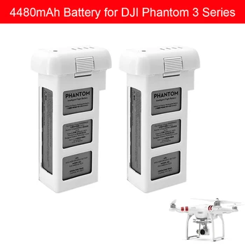 

Original Phantom 3 Intelligent Flight Battery 4480mAh 15.2V LiPo Battery for DJI Phantom 3 Series Professional Advanced Drone