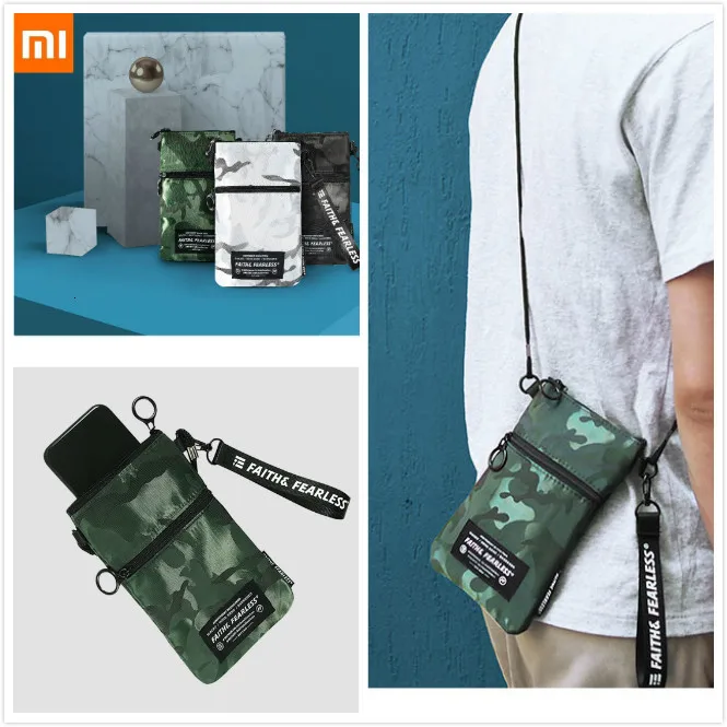 Xiaomi FAITH& FEARLESS FF-CF сумка для карт износостойкая ткань текстура твердая молния разумная емкость для iPhone ключ бумага
