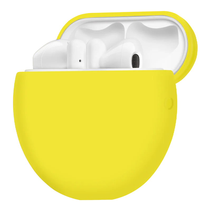 Yellow Чехол для наушников s для оригинального huawei FreeBuds 3 Чехол в китайском стиле мягкий силиконовый Противоскользящий защитный чехол - Цвет: Yellow