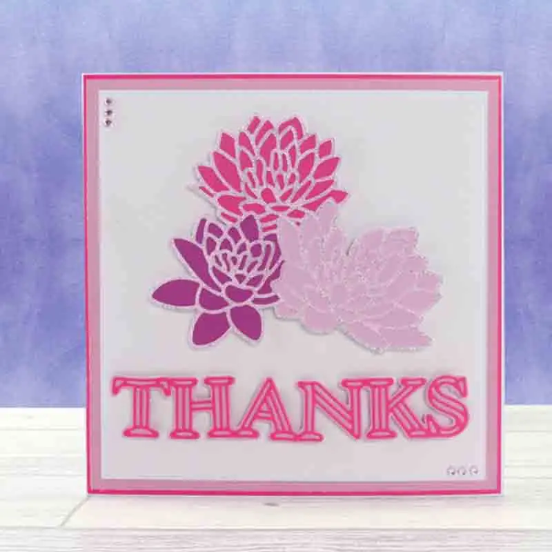 Dahlia цветы с мир металла резки штампы для DIY Скрапбукинг альбом тиснение бумажные карты для ручной работы поставки