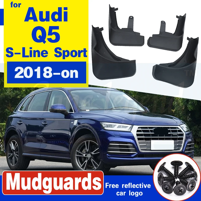 Литые Автомобильные Брызговики OE для Audi Q5 FY S Line Sport SQ5 2018 on брызговики