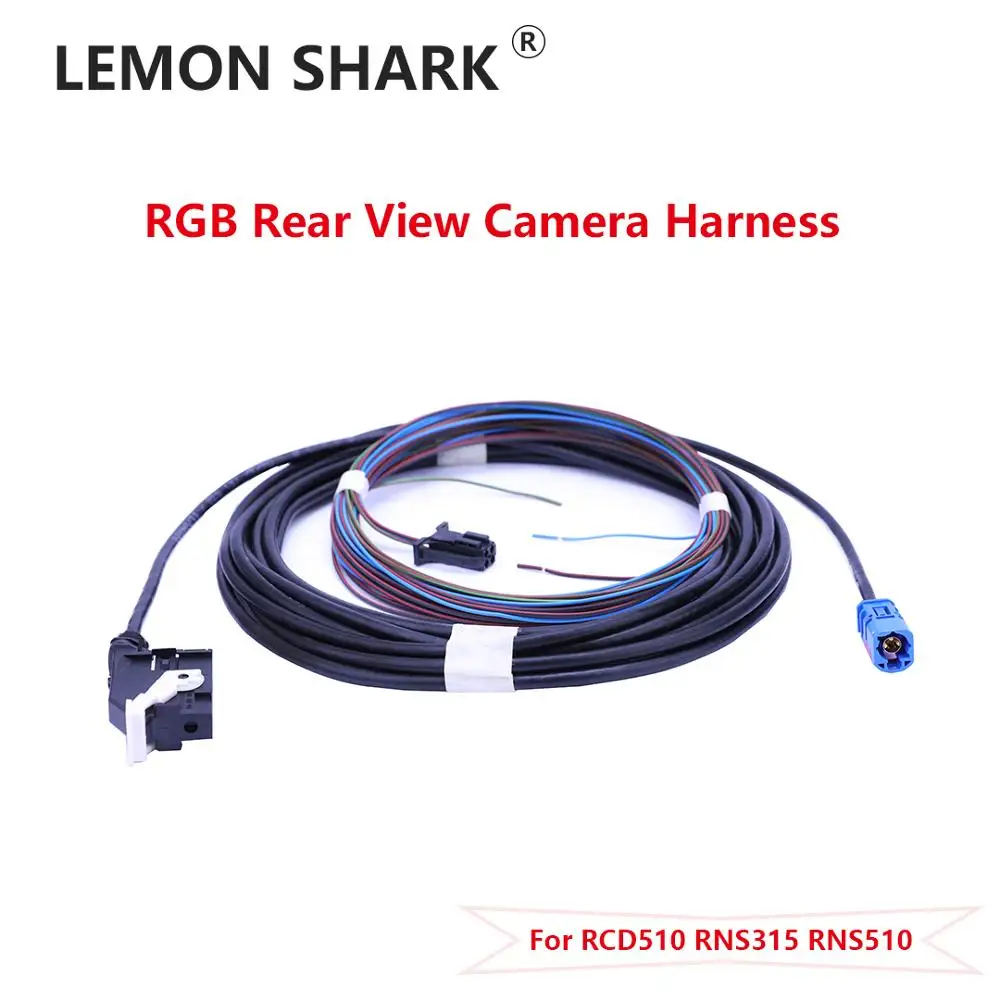 

LEMON SHARK RGB Hand Buckle Camera Harness Reversing Camera harness Cable wire For RCD510 RNS315 RNS510
