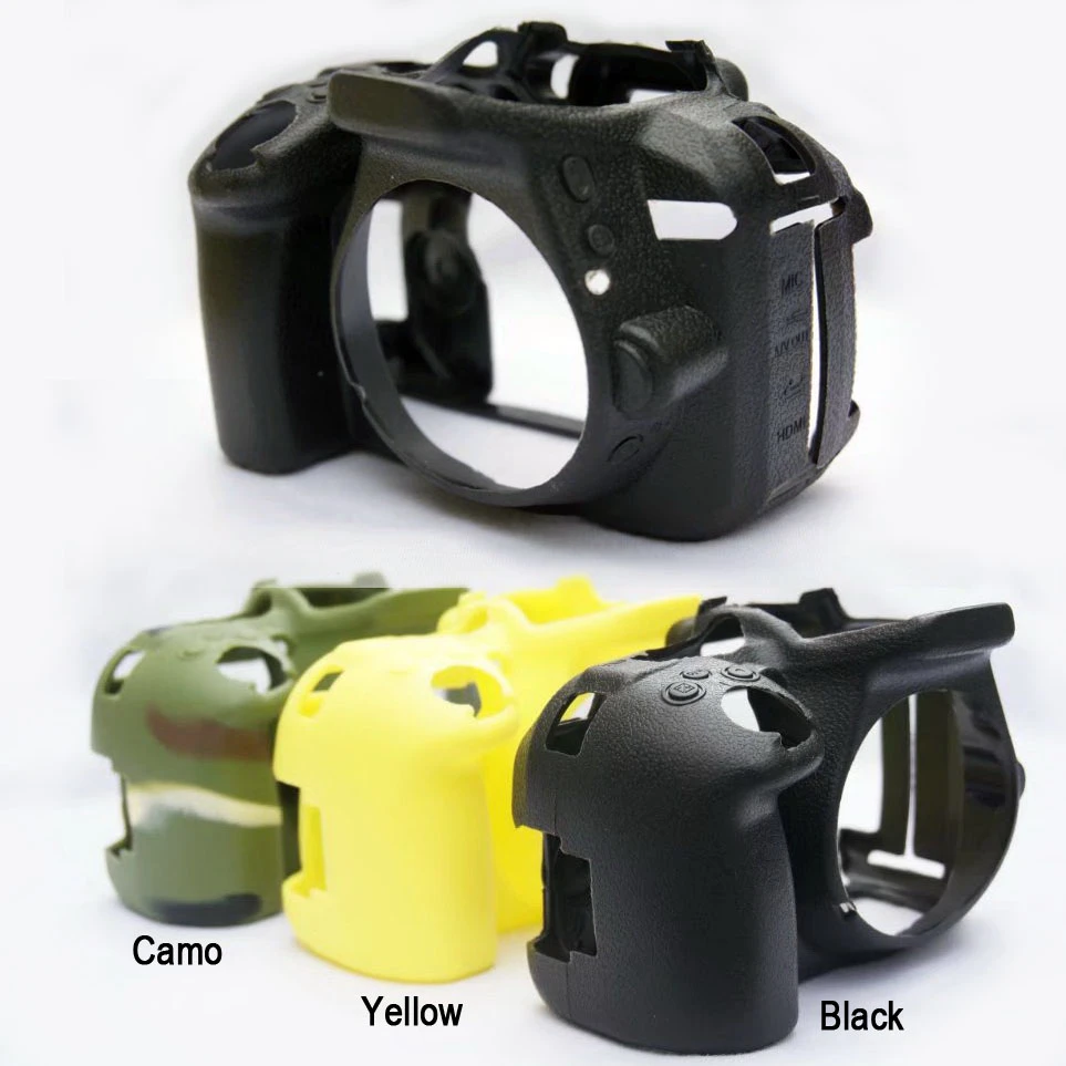 Camera Soft Silicone Rubber Skin Case for Nikon D5100 D5200 D5300 D5500 D5600 waterproof camera bag