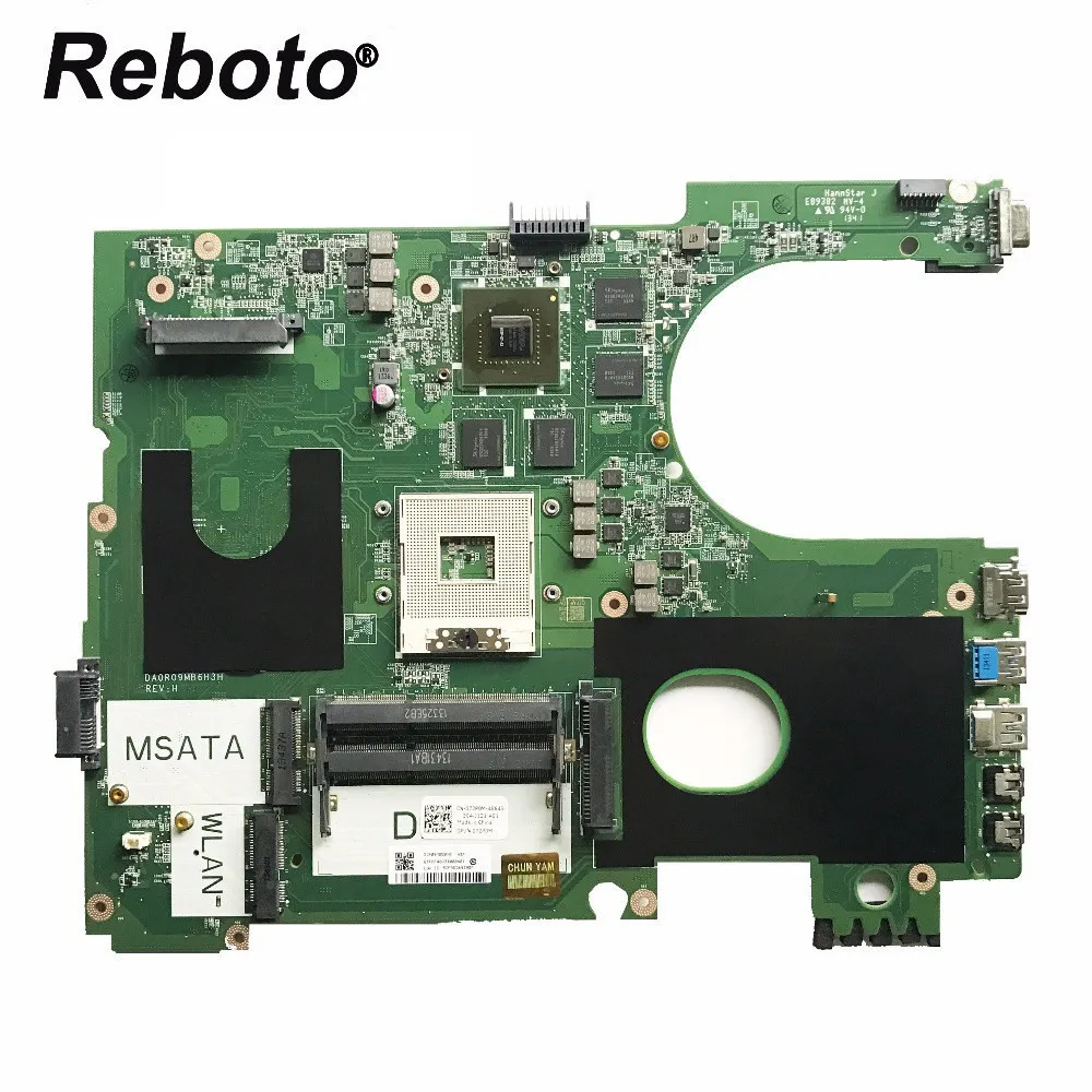 Reboto для DELL 7720 материнской платы ноутбука CN-072P0M 072P0M 72P0M DA0R09MB6H1 DA0R09MB6H3 HM77 GT650M 2 ГБ тестирование Быстрая