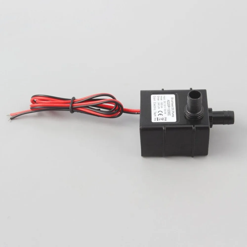 Портативный Dc 12V микро Dc бесщеточный водяной насос Ультра тихий бесщеточный двигатель бассейн насос микронасос