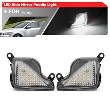

Canbus Led Rearview Side Mirror Under Puddle Lights Module For Skoda Octavia II Octavia III Superb II OEM:3T0945291B 3T0945292