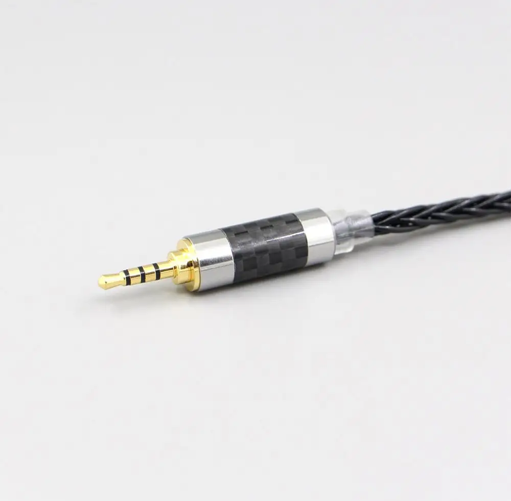 LN006449 2,5 мм 3,5 мм XLR сбалансированный 8 Core OCC серебро смешанные кабель для наушников для Mr колонки эфир Alpha собака Prime