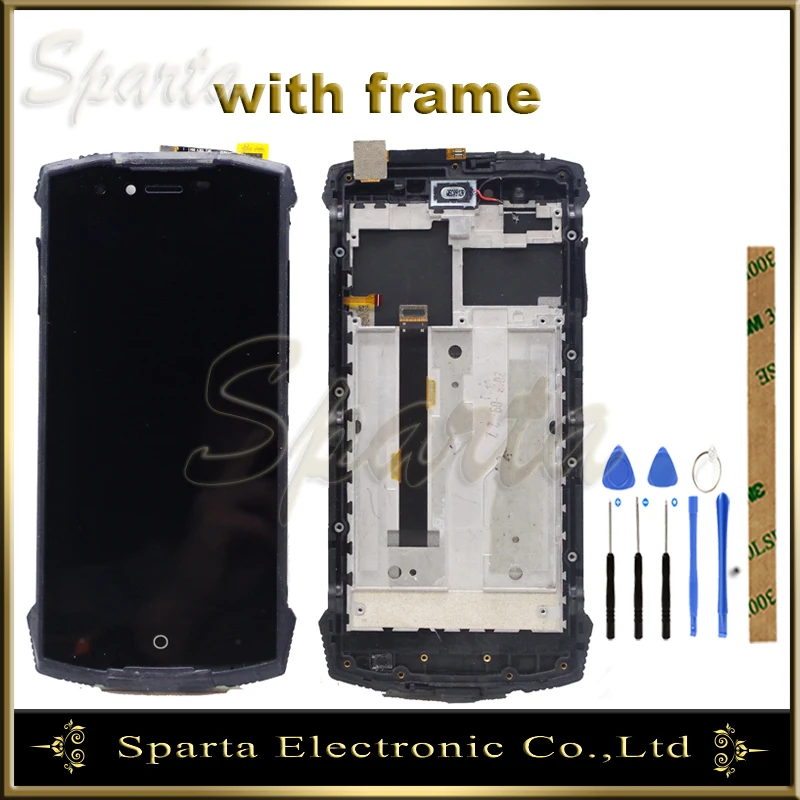 

Original Display For Doogee S55 S 55 LCD Display Touch Screen Digitizer Replacement With Frame Replacement Parts Assembly