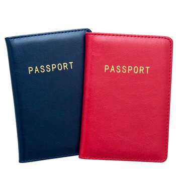

Fashion Letter Business Passport Covers Holder Multi-Function ID Bank Card PU Leather Women Men Wallet Case Travel Accessories