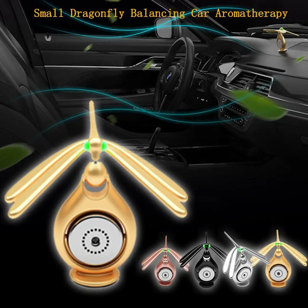 

Car Air Freshener Dragonfly Rotating Aromatherapy Diffuser Interior Decoration Accessories Essential Oil Diffuser for Car Home