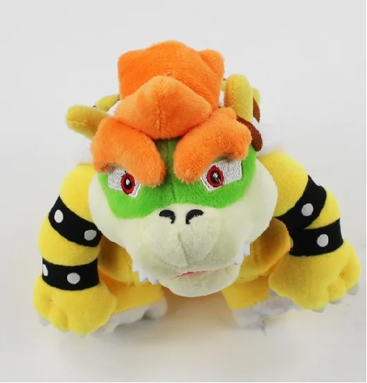 Супер Марио 15 см Bowser Jr. И 24 см стоящий Теплозаправщик koopa король персонаж чучела плюшевые дети день рождения рождественские подарки