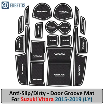 

Anti-Slip Mat For Suzuki Vitara 2015 2016 2017 2018 2019 LY Escudo Gate Slot Coaster Anti-Dirty Door Groove Mat