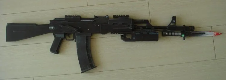 AK74 или Ak103 шаг Qiang Бумажная модель 3D ручной работы рисунки Военные Вентиляторы подарок