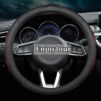 

Leather Car Steering Wheel Cover for Mazda 2 Demio Axela Mazda3 Atenza Mazda6 CX-3 CX-5 CX-8 CX-9 Wagon BT-50 Premacy 5 7 8 3