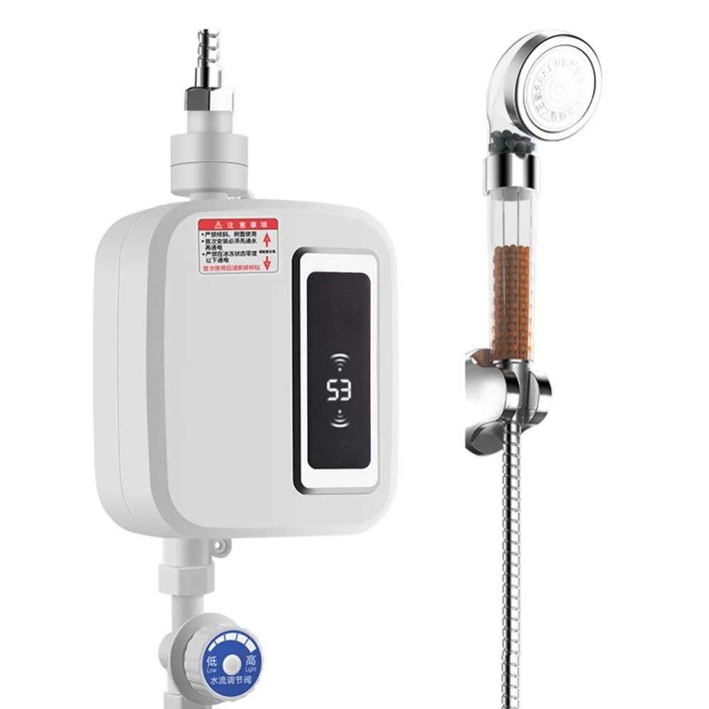 Household Mini Shower Instant Heating Machine Thermostatic Water Heater  Fast heat Electric Water Heating Machine - AliExpress