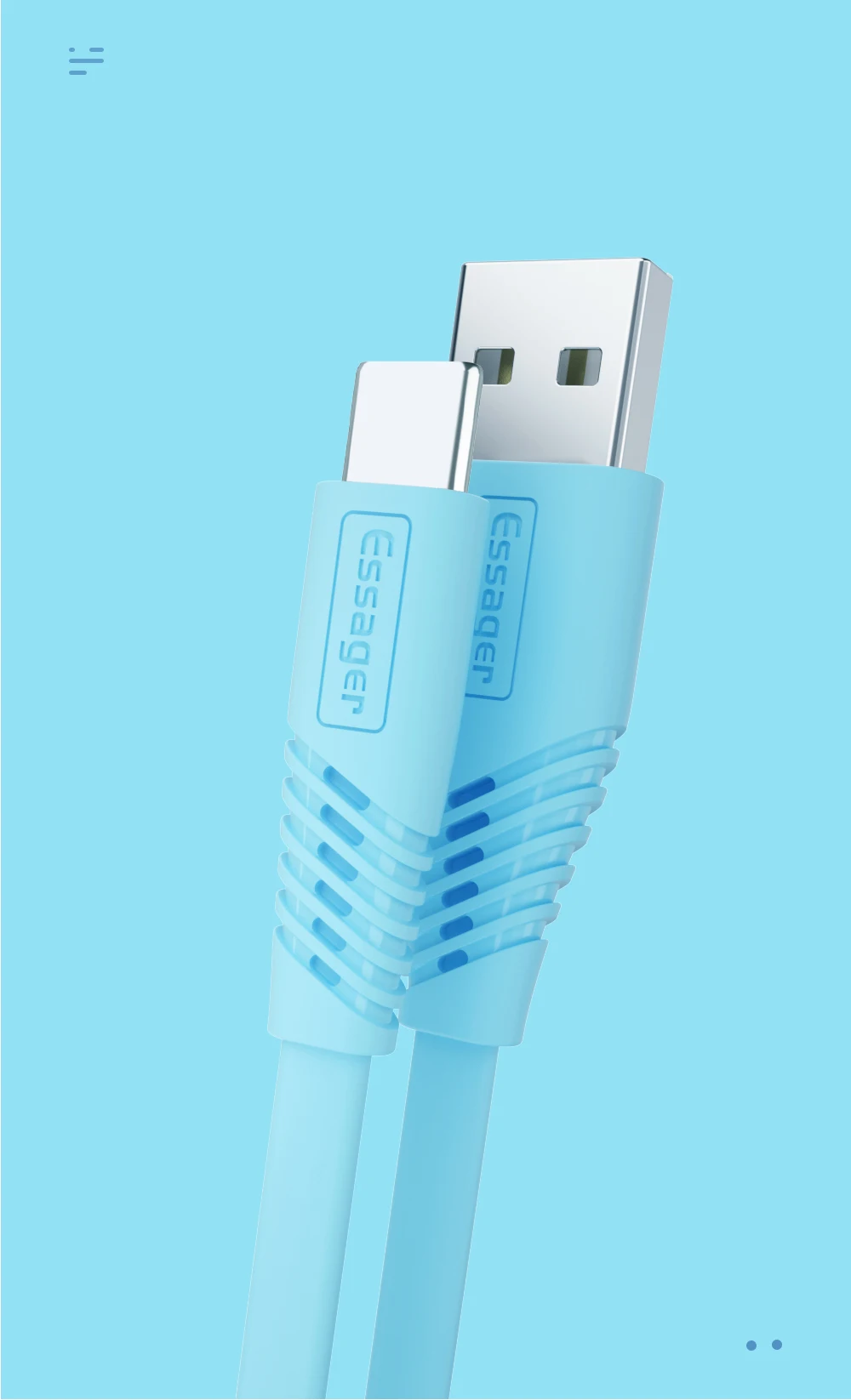 Кабель Essager usb type C для samsung Xiaomi Redmi Note 7 K20 OnePlus 7 Pro 6t провод для быстрой зарядки USBC кабель type-c USB-C зарядное устройство