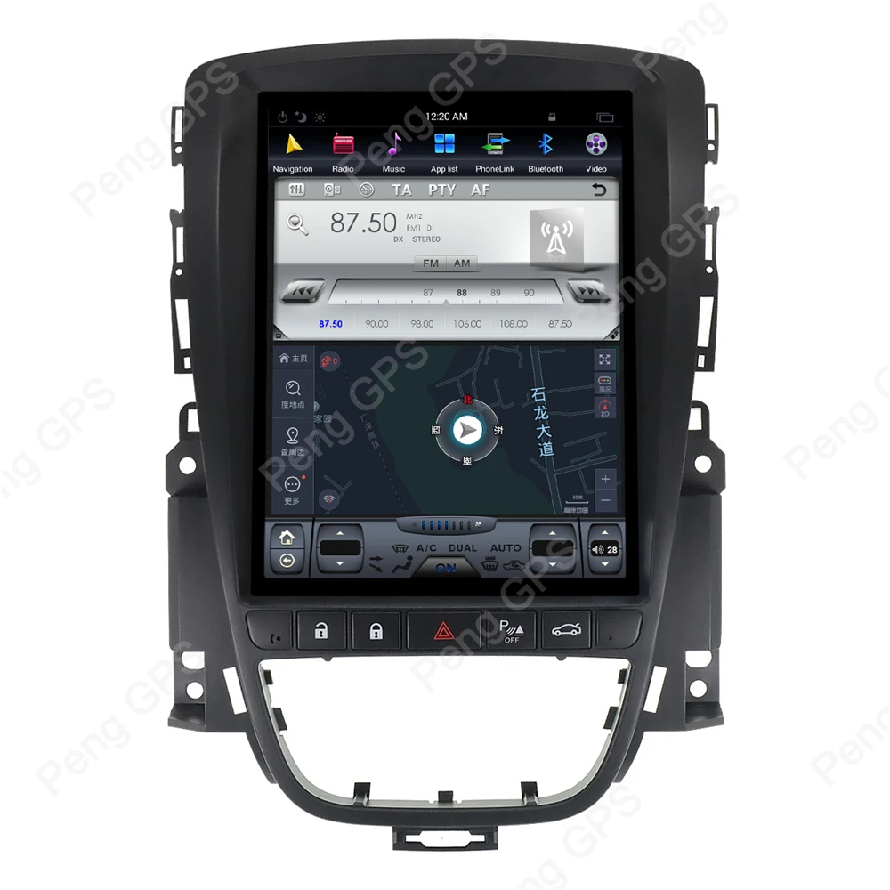 Sale Android 8.1 GPS Navigation DVD Player for Opel Vauxhall Holden Astra J/Buick Excelle 2010-2013 Tesla Radio 10.4 Inch HD Headunit 3