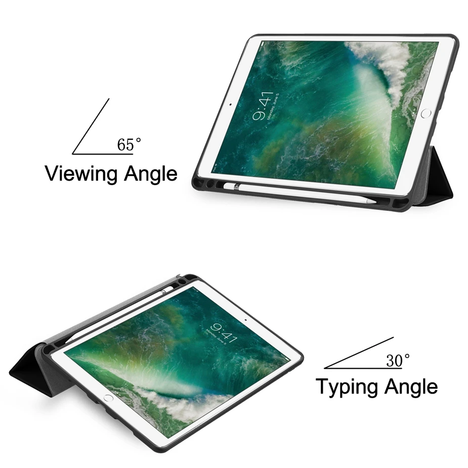 Чехол для ipad pro 10 5 GUKEEDIANZI 2017 / iPad Air 2019 прозрачный чехол из искусственной кожи с