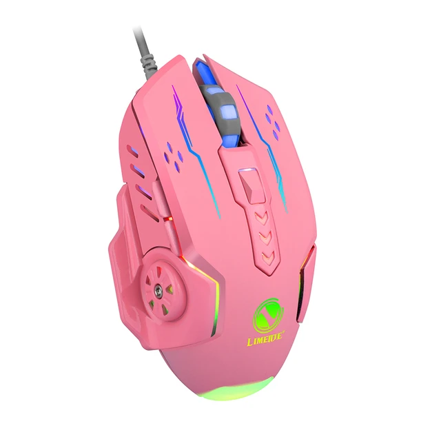 Wired mouse V7 six-key colorful luminous game esports mechanical game computer mouse USB interface bluetooth computer mouse