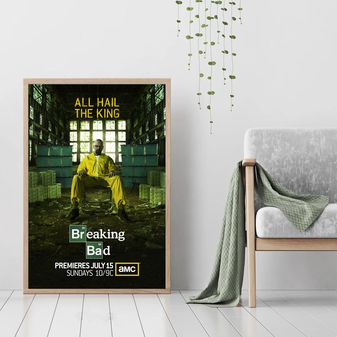 2008 Breaking Bad - Tv Series Poster Canvas Poster Home Wall Painting Decoration (Senza Cornice)