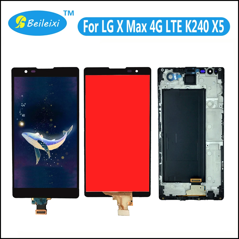 ЖК-дисплей Дисплей кодирующий преобразователь сенсорного экрана в сборе для LG X Max 4 аппарат не привязан к оператору сотовой связи K240 K240H K240F MK6M X5 F770S
