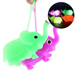 Светодиодный светящийся пуховик для волос слон сенсорная Непоседа сжимает стресс вентиляционное отверстие детская игрушка подарок для