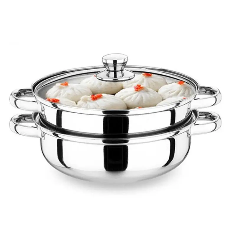 Stainless Steel Steamer Thickening Soup Pot Double Large Cage Drawer Household Binaural | Дом и сад