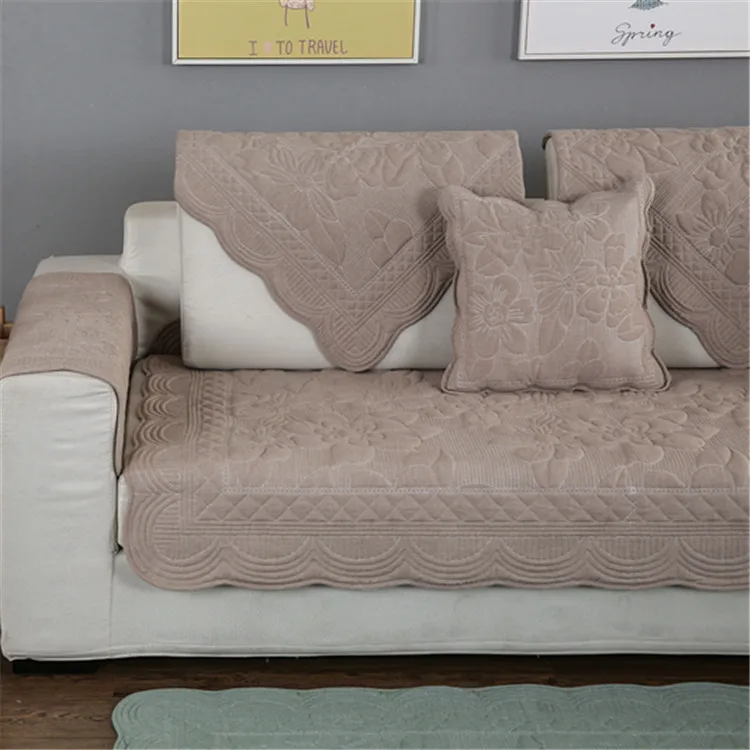 slipcovers диван Чехол для диван в гостиной покрывало L форма покрывало на кресло цветочный узор вышиваемая защита для мебели