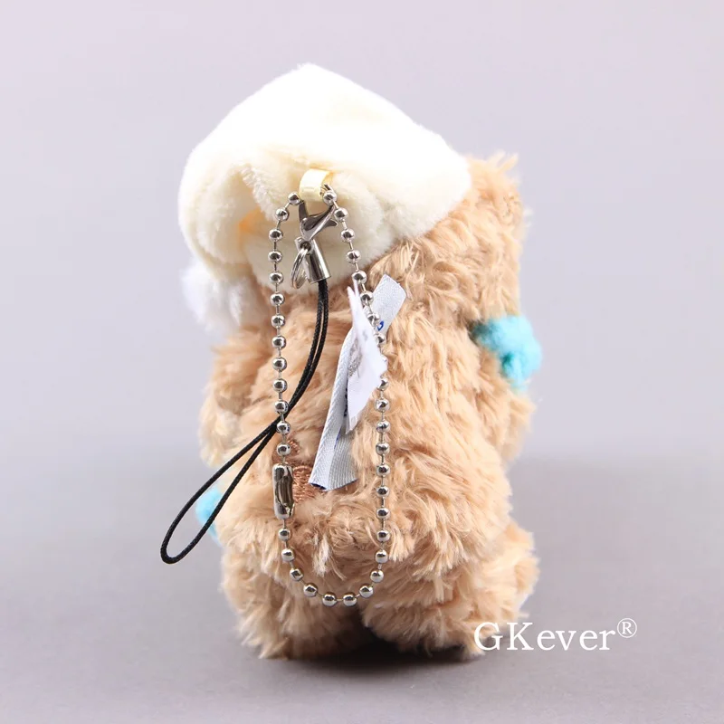 9-12 см Kawaii брелок подвеска Кролик плюшевый мишка игрушка Телла Лу кролик милый кролик Даффи друзья пушистый меховой шарик-подвеска подарок