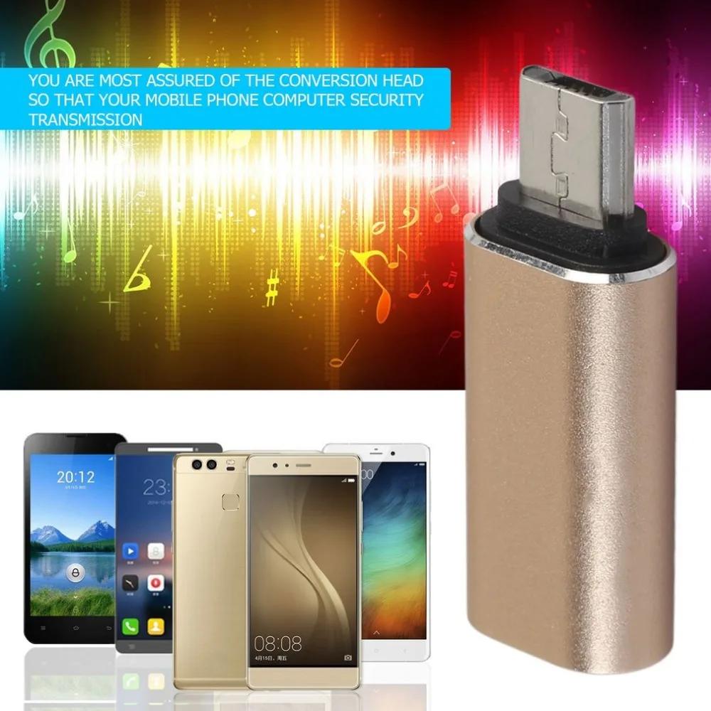 Usb type C штекер Micro-USB Женский USB-C кабель адаптер сильная передача тип-c конвертер для Android мобильного телефона