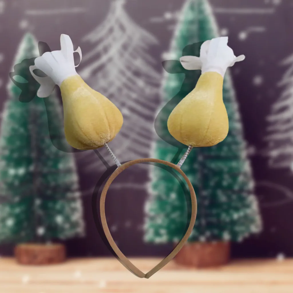 Барабанная палочка Boppers заколки на волосы для вечеринки для женщин вечерние обруч для волос с цыпленком на День Благодарения заколка для волос аксессуары для волос