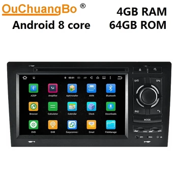 

Ouchuangbo dvd player gps navigation radio for A8 S8 1994-2003 with Android 9.0 system 8 core 4GB+64GB