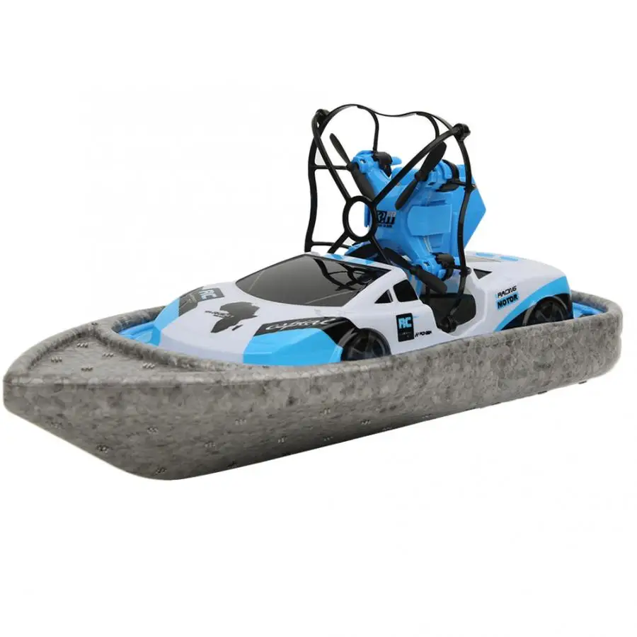3 in 1 Mini Speedboat RC Car Drone One-Key Return 360 Roll Altitude Hold Headless Mode Drone RC Boat