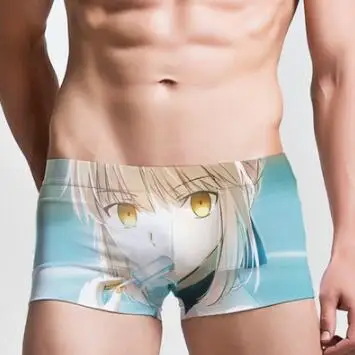 Fate Grand Order FGO мужские трусы для мальчиков, FGO Мужское нижнее белье, боксеры, трусы, подарок - Цвет: STYLE4
